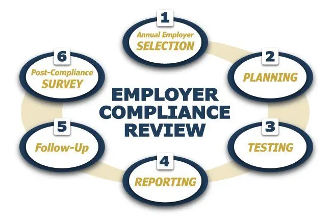 法定審計安排 - 專業團隊進行合規審查會議