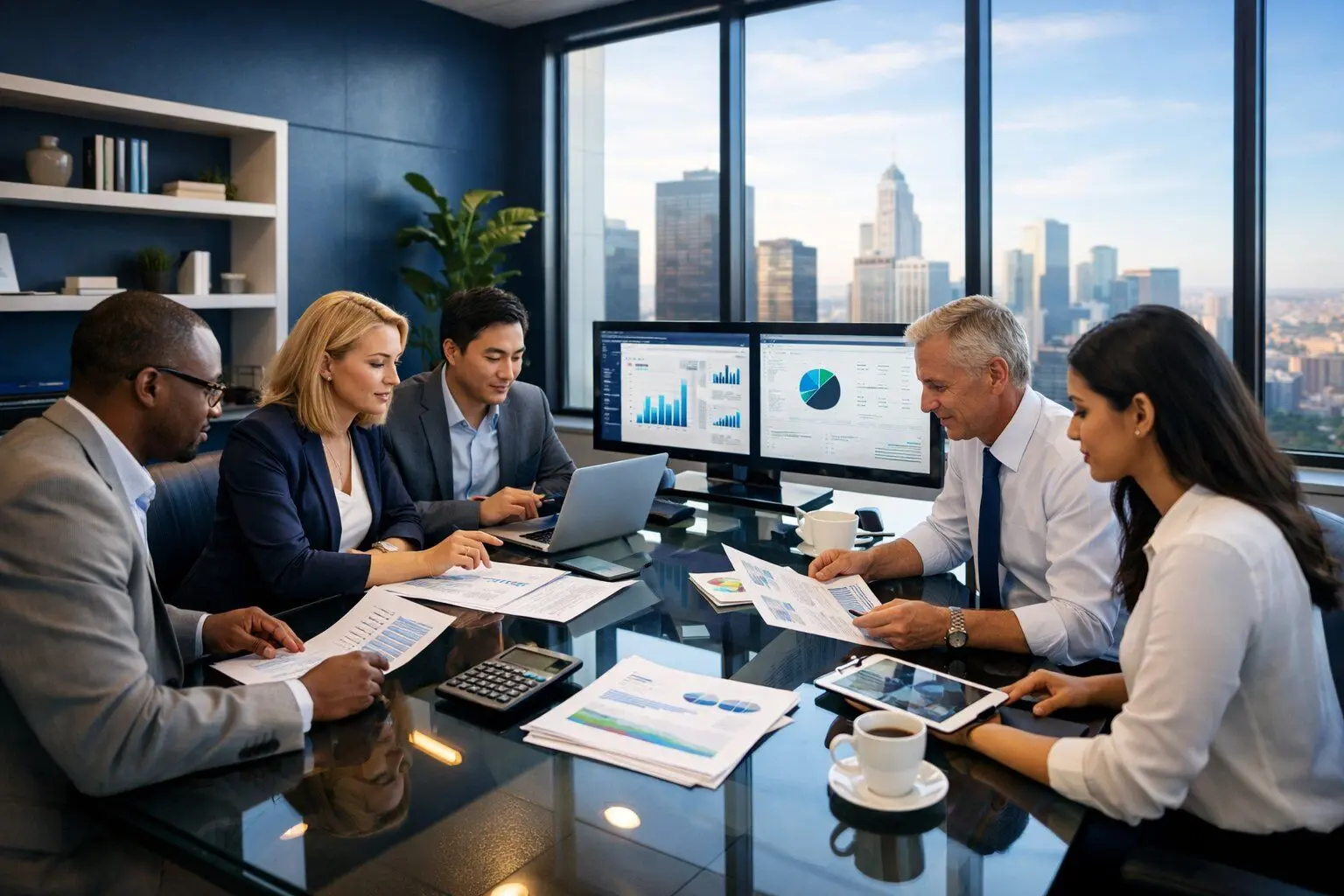 科技初創公司稅務優化 - 專業會計師辦公室環境